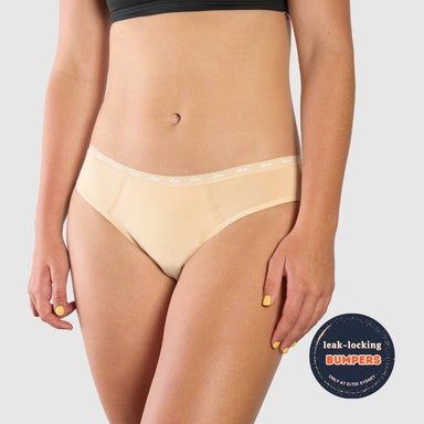 Eltee period underwear for girls Period Undies for Girls with Bumpers (Neutral)