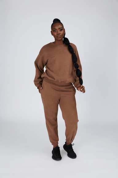 LUXE 23 Jumper - Chocolate | Be Activewear