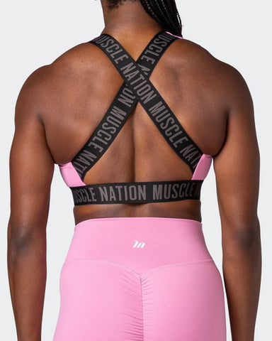 musclenation Sports Bras Breakpoint Bra - Candy Pink