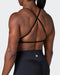 musclenation Sports Bras Essence Bralette - Black
