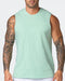 musclenation Tank Tops Box Wave Vintage Tank - Washed Pastel Green