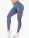 Ryderwear Tights HYPE HIGH WAISTED MESH LEGGINGS - STEEL BLUE
