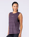 Active Drop Arm Training Tank Midnight Plum - Muscle Nation women's tank top, view 3