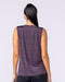 Active Drop Arm Training Tank Midnight Plum - Muscle Nation women's tank top, view 4