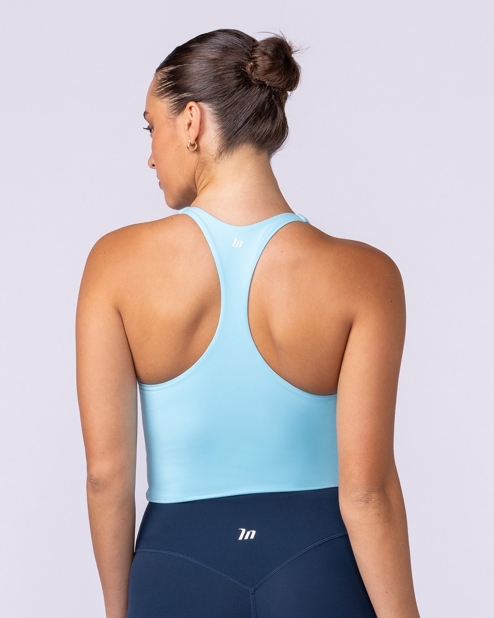 Active Form Cropped Tank Lagoon - Muscle Nation women's tank top, view 4
