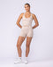 Active Form Cropped Tank Sand - Muscle Nation women's tank top, view 5