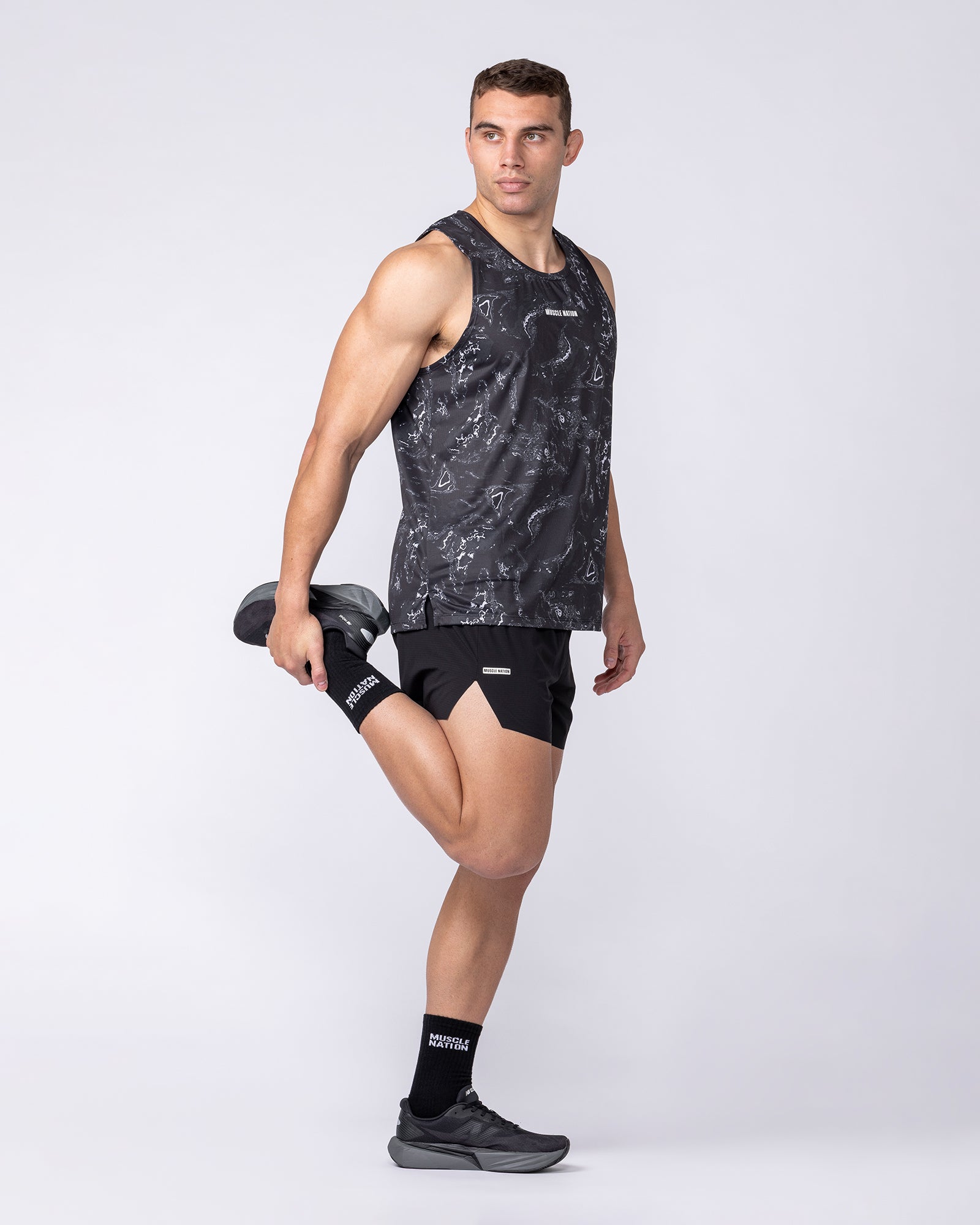 Aero Active Tank - Black Terrain