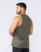 Aero Active Tank Dark Khaki - Muscle Nation men's muscle tank, view 3