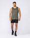 Aero Active Tank Dark Khaki - Muscle Nation men's muscle tank, view 6