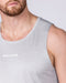 Aero Active Tank Quiet Grey - Muscle Nation men's muscle tank, view 3