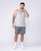 Aero Active Tank Quiet Grey - Muscle Nation men's muscle tank, view 7