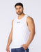 Aero Active Tank White - Muscle Nation men's muscle tank, view 4
