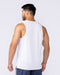 Aero Active Tank White - Muscle Nation men's muscle tank, view 5