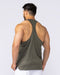 Aero Y Back Singlet Khaki - Muscle Nation men's muscle tank, view 2