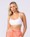 Afterglow Bralette White - Muscle Nation women's bralette