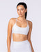 Afterglow Bralette White Grey Marl - Muscle Nation women's bralette