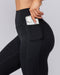 Muscle Nation Leggings Agility Aura Pocket Ankle Length Leggings - Black