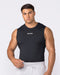 Apex Sleeveless Tee in Black - Muscle Nation men's muscle tank, view 3