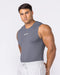 Apex Sleeveless Tee - Tornado