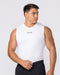 Apex Sleeveless Tee - White