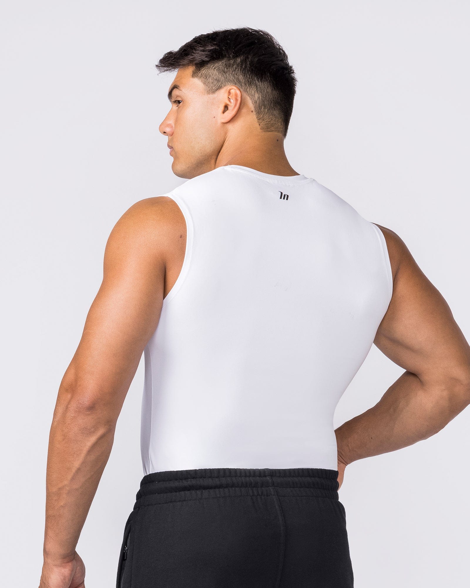 Apex Sleeveless Tee - White