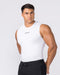 Apex Sleeveless Tee - White