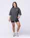 Archives Oversized Vintage Tee in Washed Black - Muscle Nation men's gym tee, view 9
