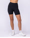 Aura Back Pocket Bike Shorts Black - Muscle Nation women's bike shorts, view 4