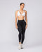 Aura Peachy Invisible Scrunch Ankle Leggings Black - Muscle Nation women's leggings, view 8