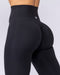 Aura Peachy High Invisible Scrunch Ankle Leggings Black - Muscle Nation women's leggings, view 4