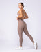 Aura Peachy Invisible Scrunch Ankle Leggings Cookie - Muscle Nation women's leggings, view 7