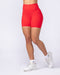 Aura Peachy Invisible Scrunch Bike Shorts Salsa - Muscle Nation women's bike shorts, view 2
