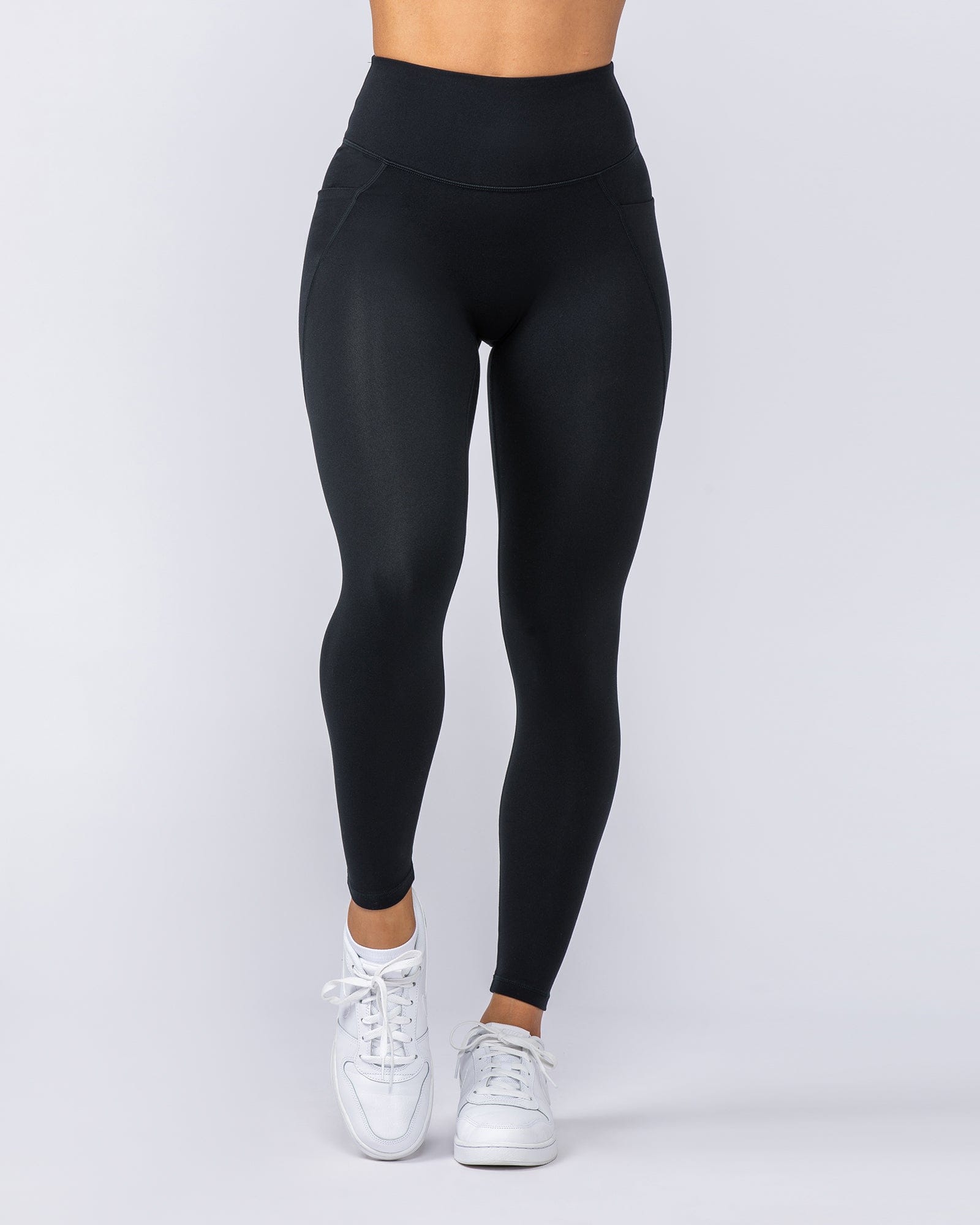 Booty Shaper Pocket Ankle Length Leggings Black - Muscle Nation women's leggings, view 2