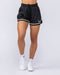 Womens 3" Basketball Shorts Black - Muscle Nation women's gym shorts