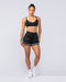 Womens 3" Basketball Shorts Black - Muscle Nation women's gym shorts, view 6