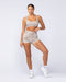 Fundamental Zebra Rib Bra Cinnamon Zebra - Muscle Nation women's sports bra, view 7