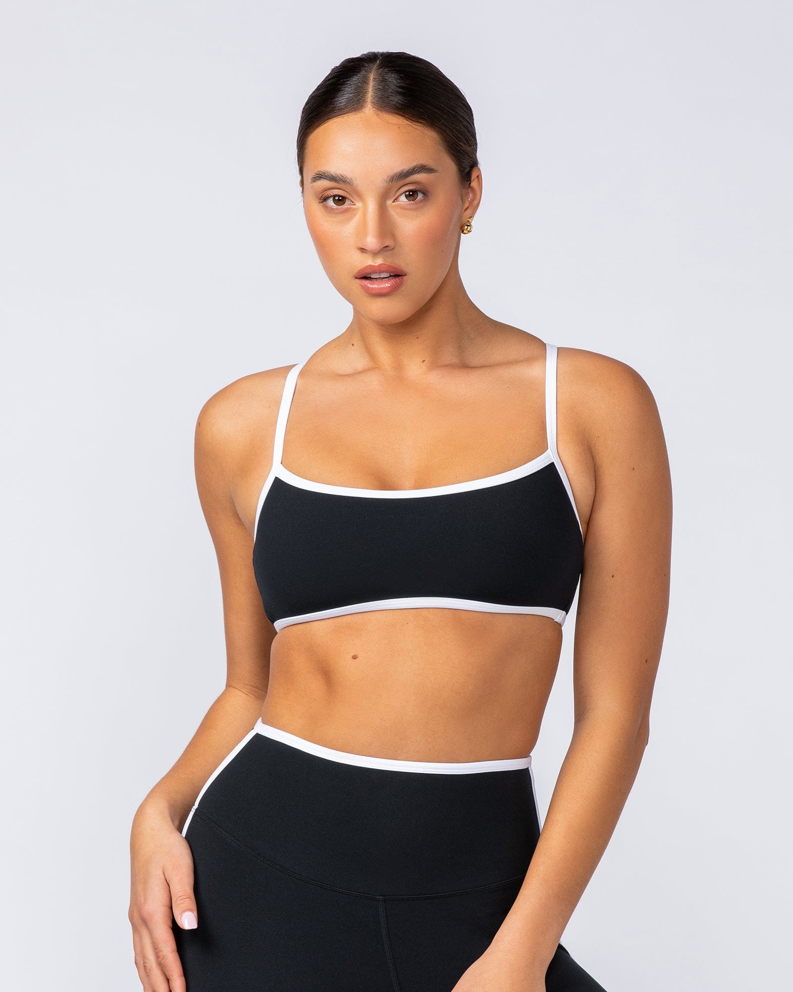 Goddess Bralette Black - Muscle Nation women's bralette, view 4