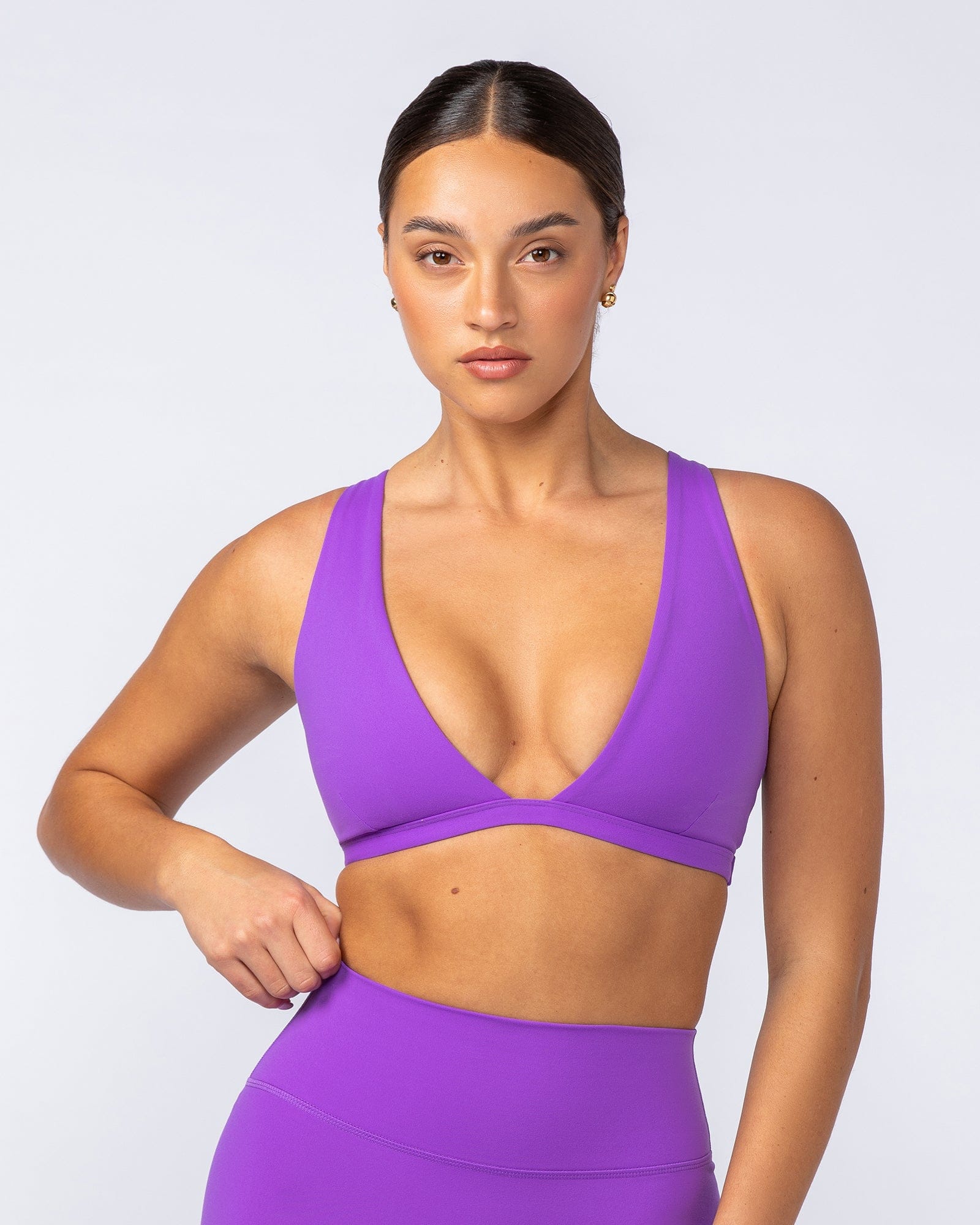 Glow Bralette Viola - Muscle Nation women's bralette, view 4