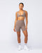 Liberty High Rise Bike Shorts Mushroom - Muscle Nation women's bike shorts, view 6