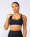 Drew Rib Bra Black - Muscle Nation women's sports bra