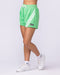 Baller 3" Shorts Neon Apple - Muscle Nation women's gym shorts, view 3