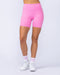 Zero Rise Everyday Bike Shorts Hollywood Pink - Muscle Nation women's bike shorts, view 2