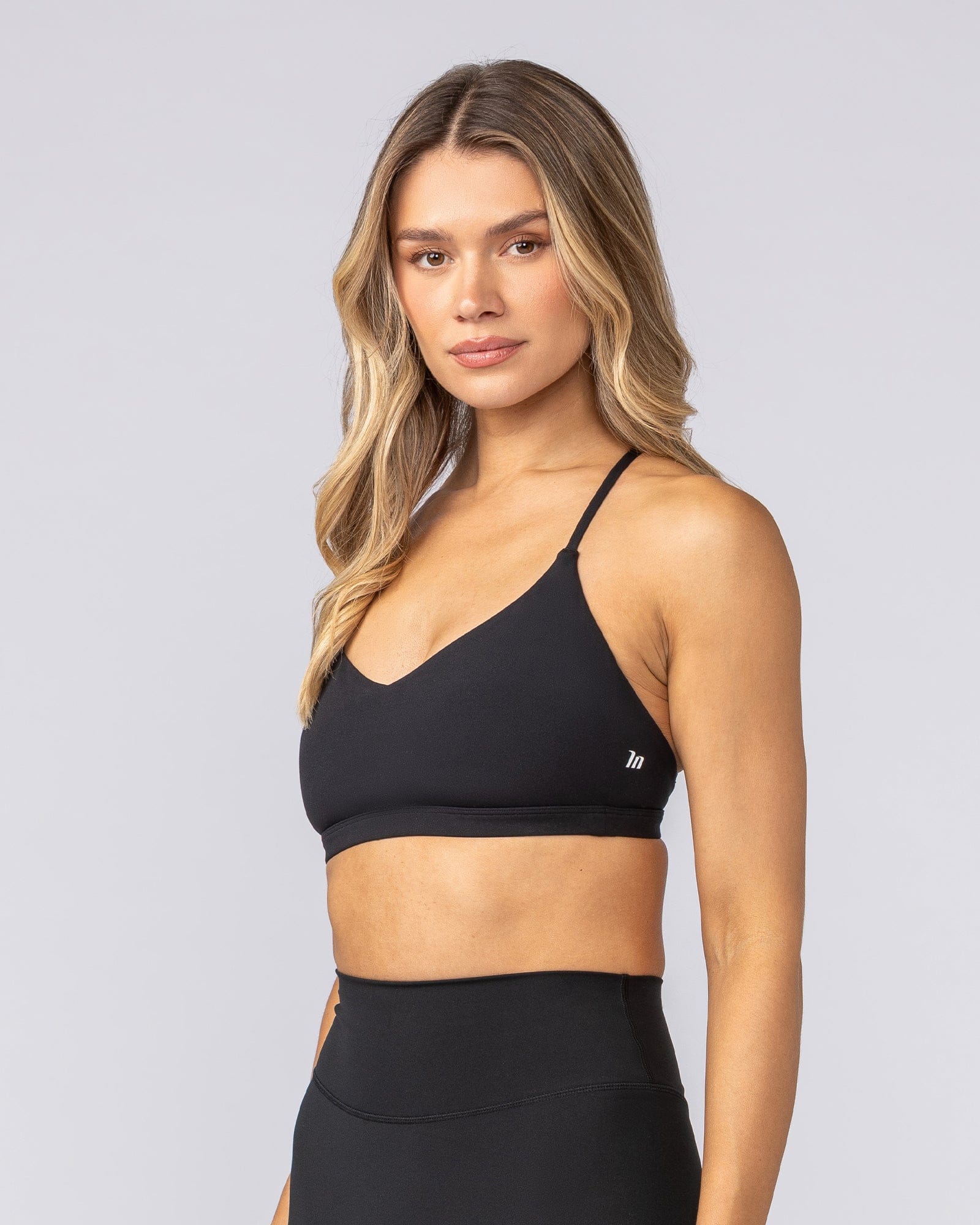 Body Bralette Black - Muscle Nation women's bralette, view 3