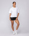 Boxy Fit Tee White - Muscle Nation women's gym tee, view 5