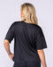 Boxy Training Tee Black - Muscle Nation women's gym tee, view 5