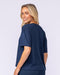 Boxy Training Tee Navy - Muscle Nation women's gym tee, view 2