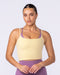 Cami Active Tank Panna Cotta - Muscle Nation women's tank top