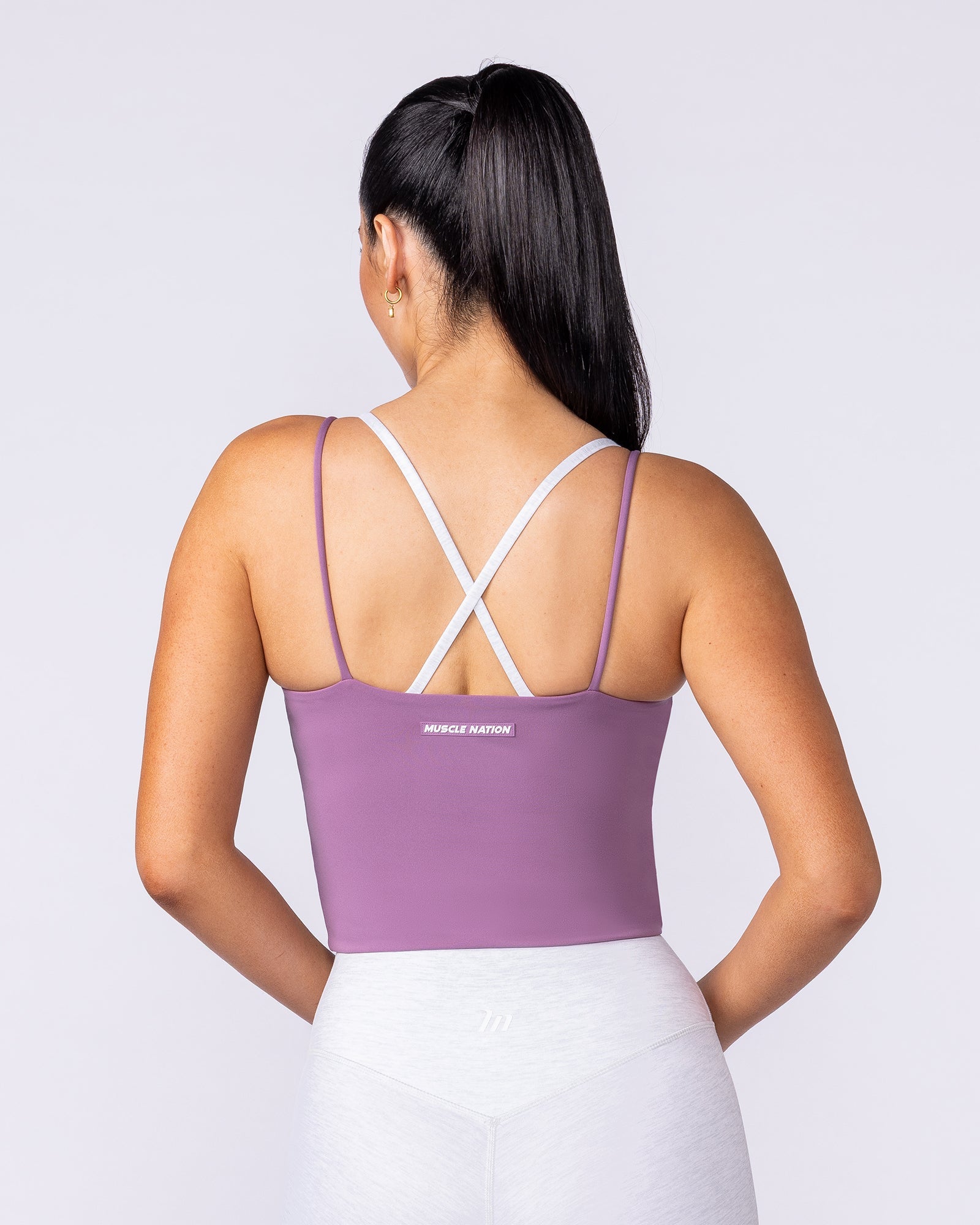 Cami Active Tank Thistle - Muscle Nation women's tank top, view 4