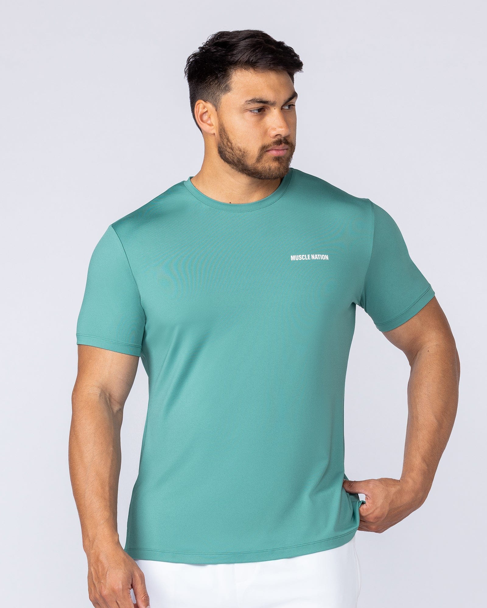 Climaflex Active Tee in Alpine - Muscle Nation men's training tee