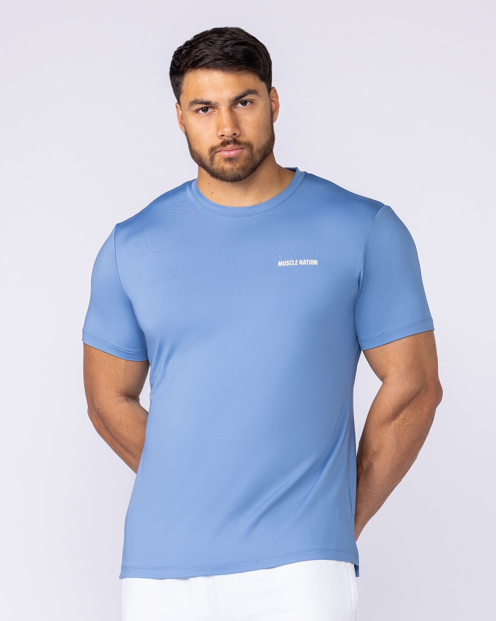 Climaflex Active Tee in Pacific - Muscle Nation men's training tee